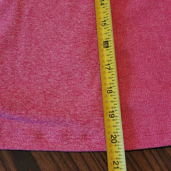 NWT Member's Mark Women's Pink Heather Soft Rib Cropped Tank Top Size Large - Picture 10 of 12